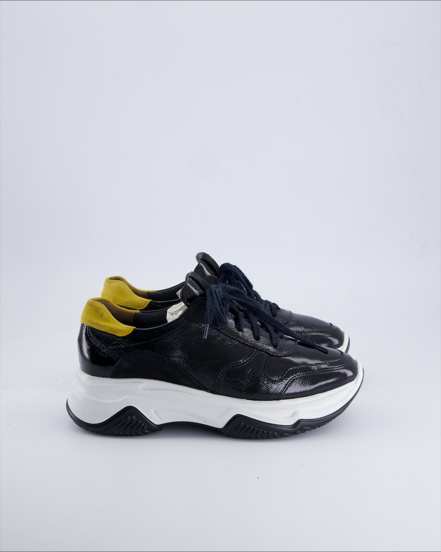 Paul Green Trainers Leather Black 38 EU