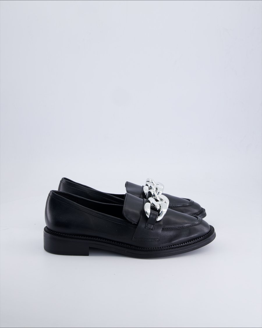 Stradivarius Flats Vegan leather Black 39 EU