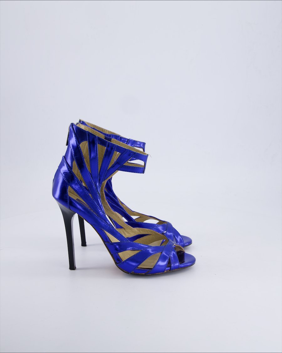 Jimmy Choo For H&m Heels Leather Blue 38 EU