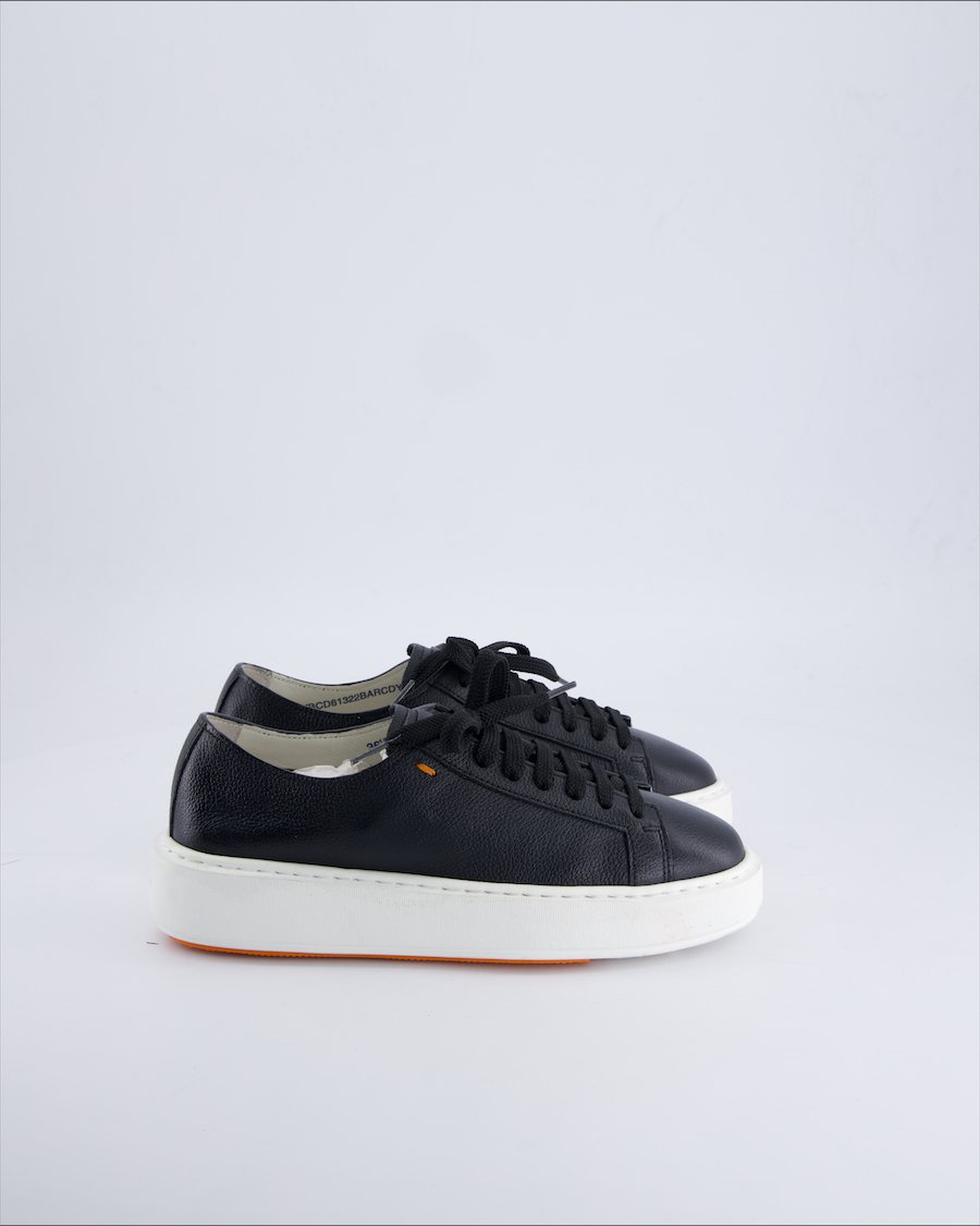 Santoni Trainers Leather Black 36.5 EU