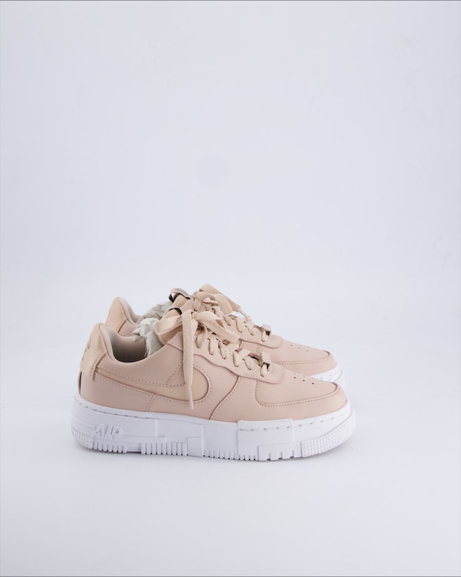 Nike Af1 Trainers Leather Pink 36 EU
