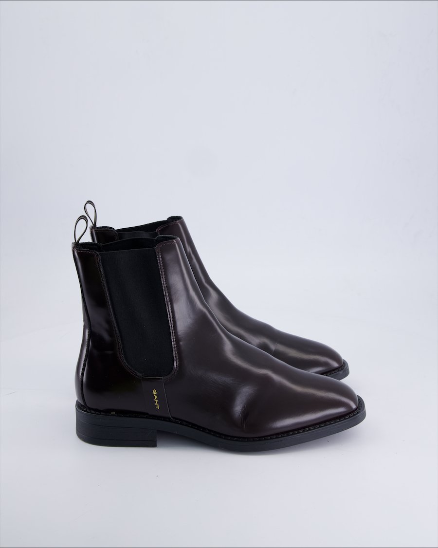 Gant Boots Leather Burgundy 40 EU