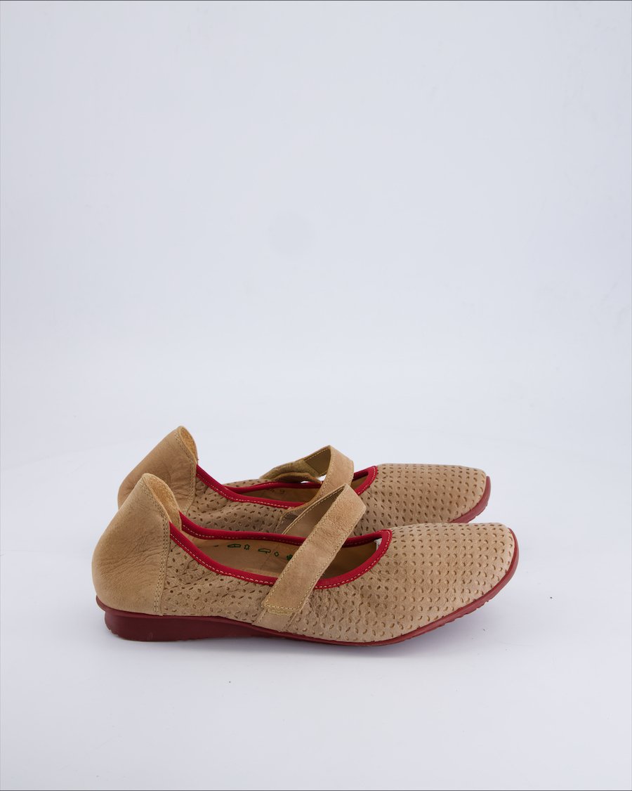Think! Ballet flats Leather Camel 39.5 EU
