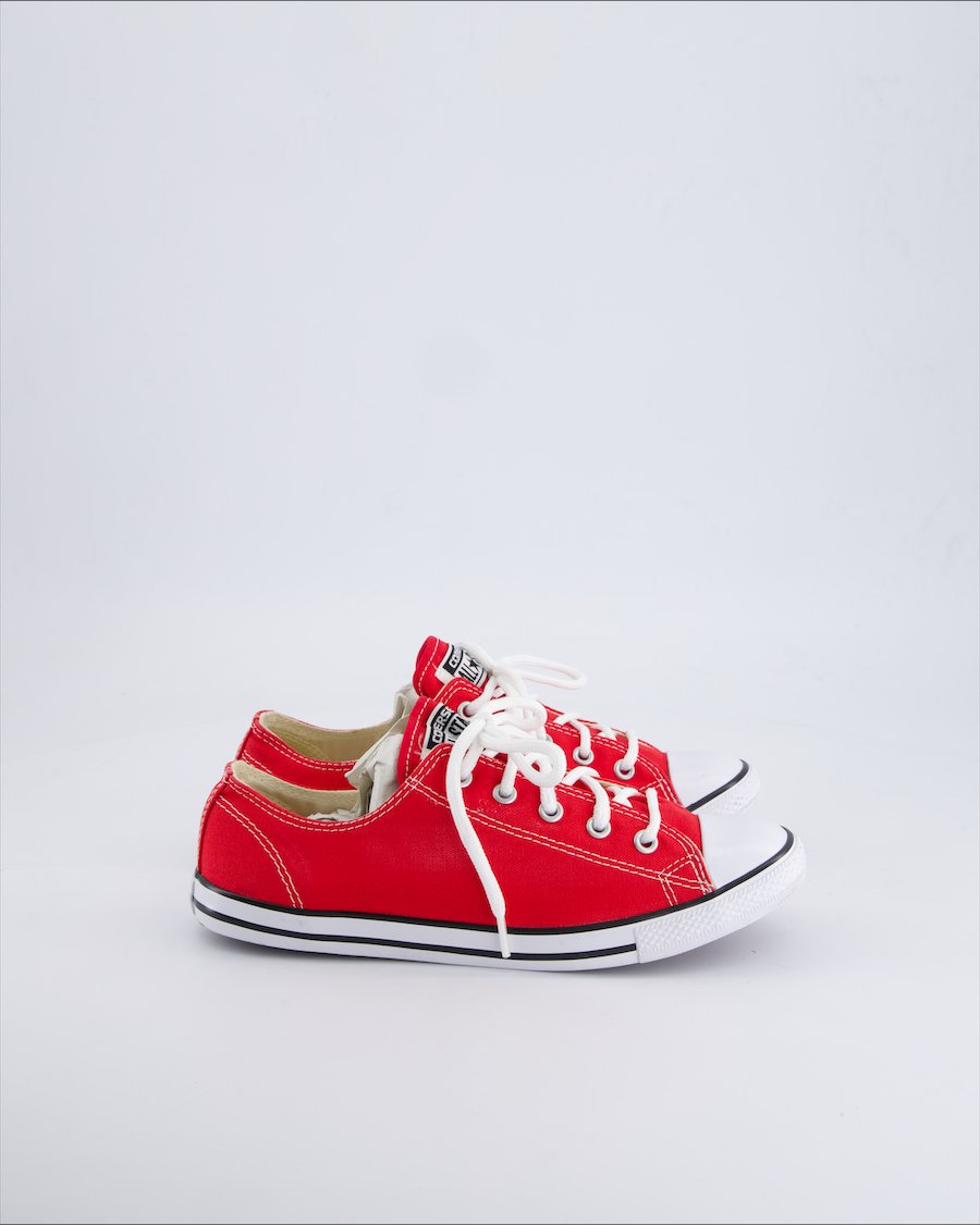Converse Trainers Cloth Red 38 EU