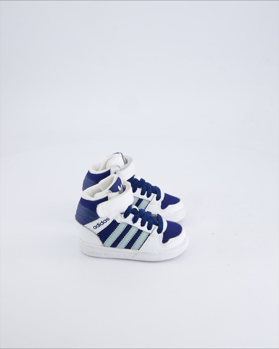 Adidas Hook-and-loop trainers Leather White EU 19