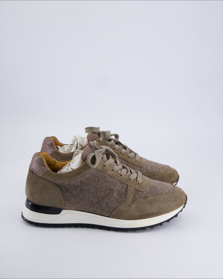 Monaco Duck Low trainers Suede Ecru 41 EU