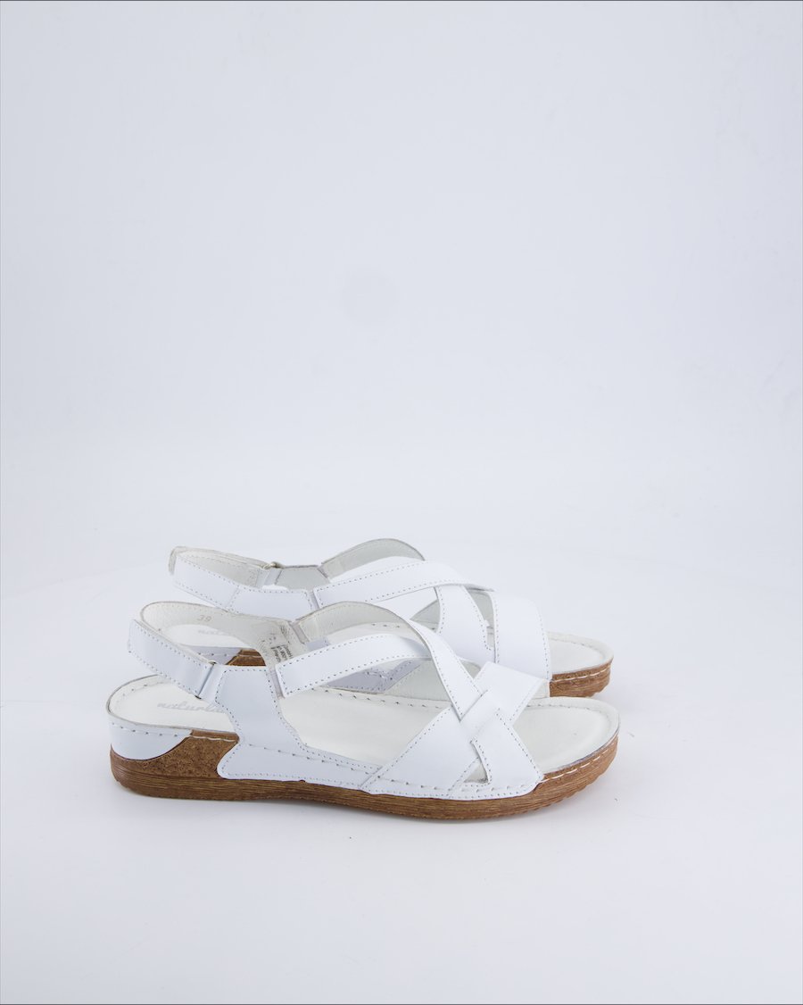 Naturalaufer Sandals Leather White 39 EU