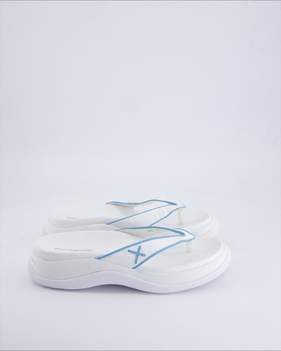 Fornarina Sandals Leather White 40 EU