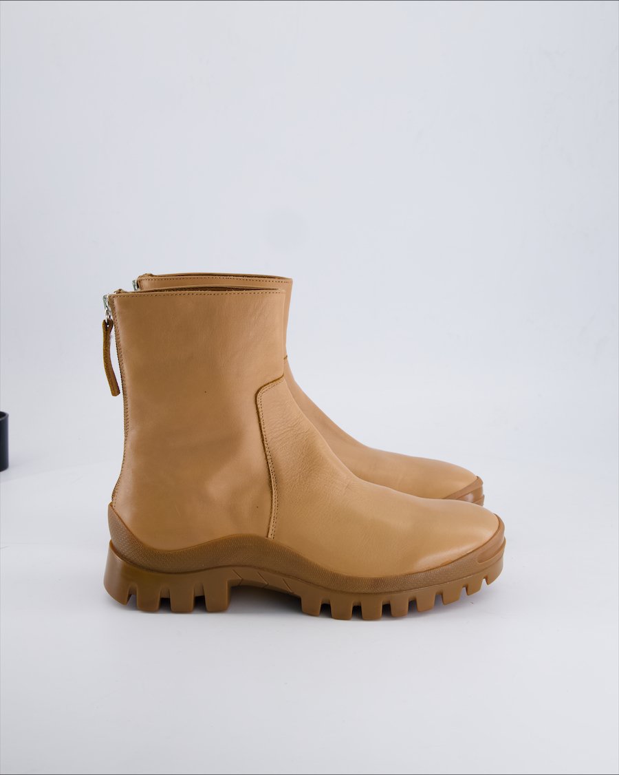 Angel Alarcon Ankle Boots Leather Camel 37 EU