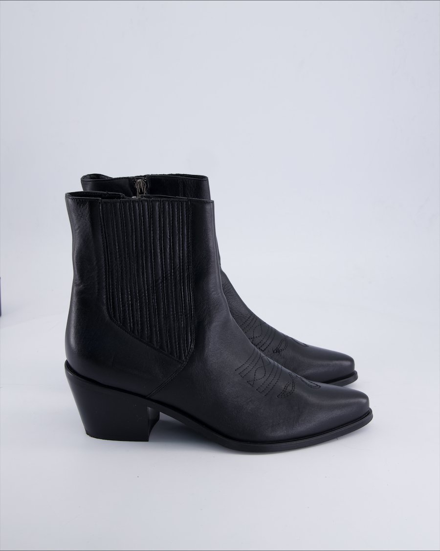 Gino Rossi Ankle Boots Leather Black 40 EU