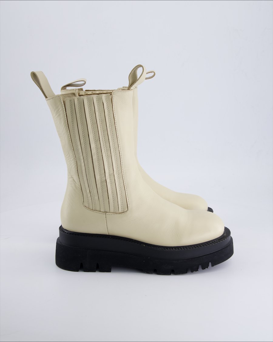 Gino Rossi Ankle Boots Leather Beige 37 EU