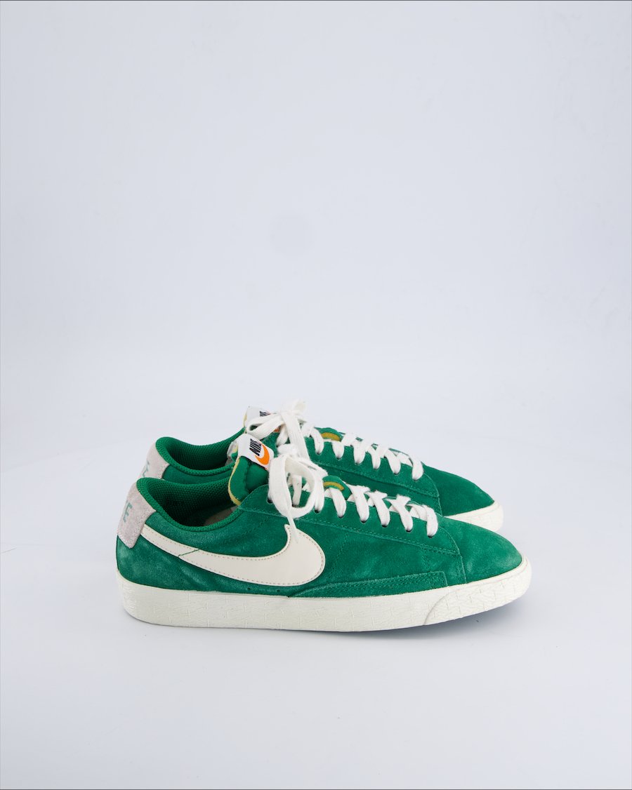 Nike Blazer Trainers Suede Green 40 EU