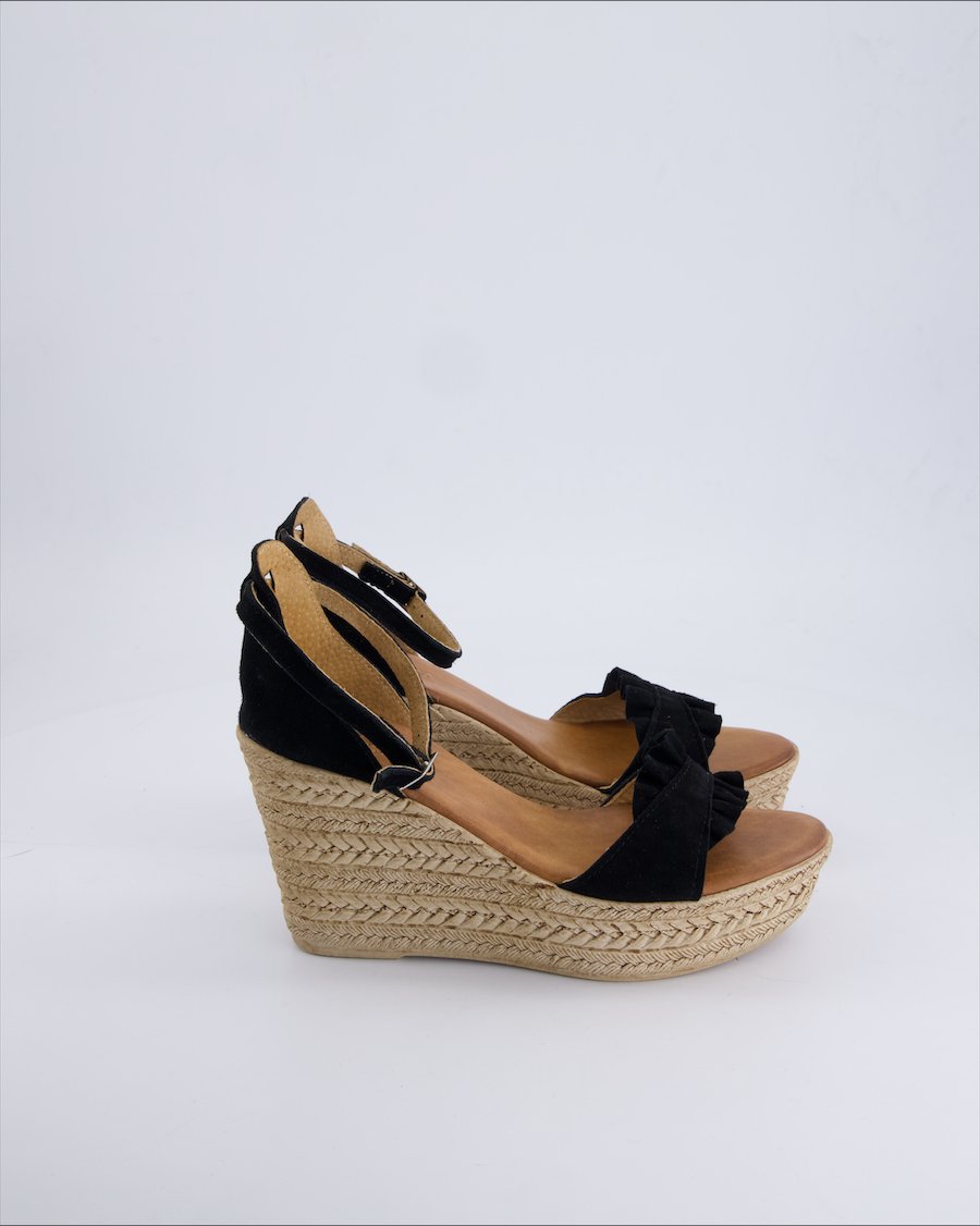 Lascana Sandals Suede Black 40 EU