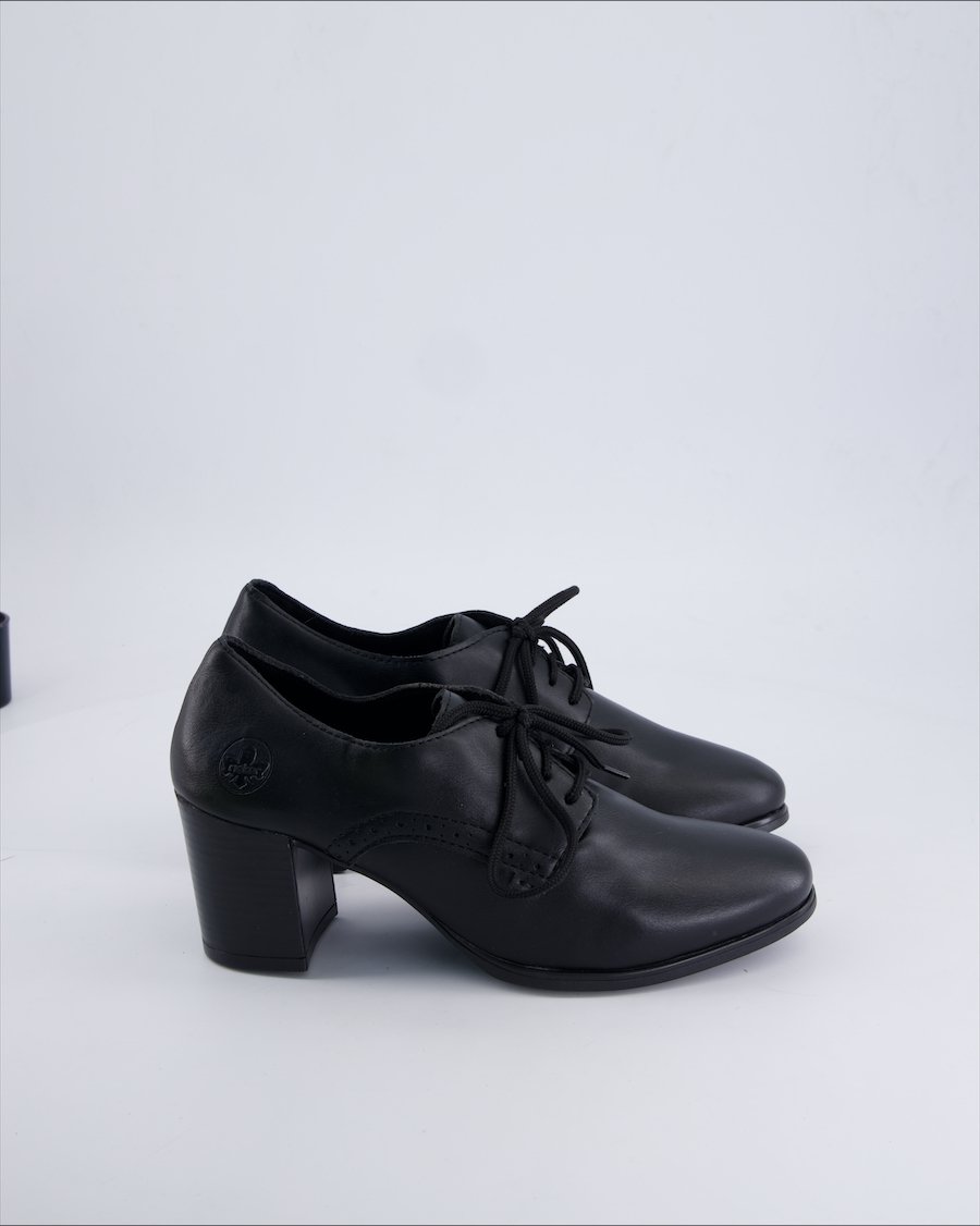 Rieker Lace ups Leather Black 41 EU