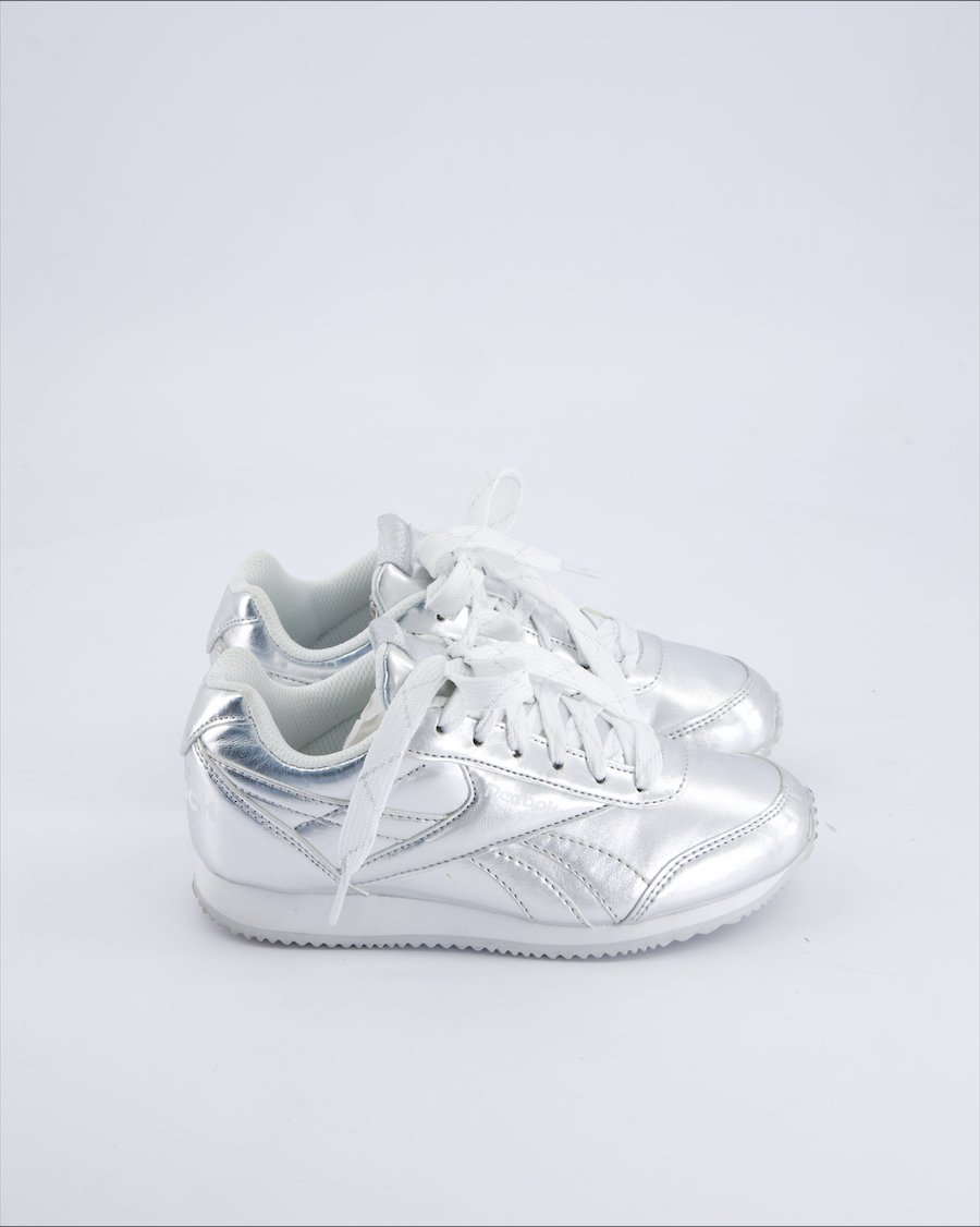 Reebok Lace-up trainers Leather Silver 30.5 EU