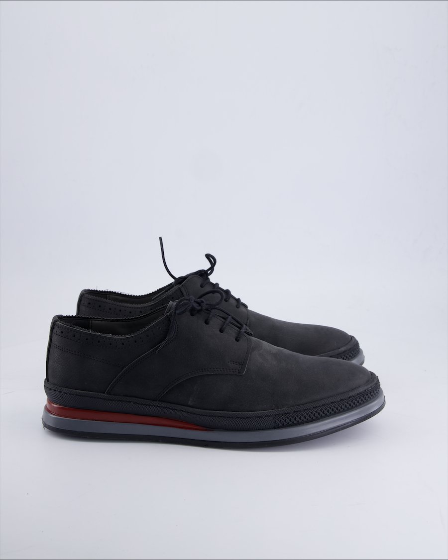 J.j. Stiller Flats Leather Anthracite 44 EU