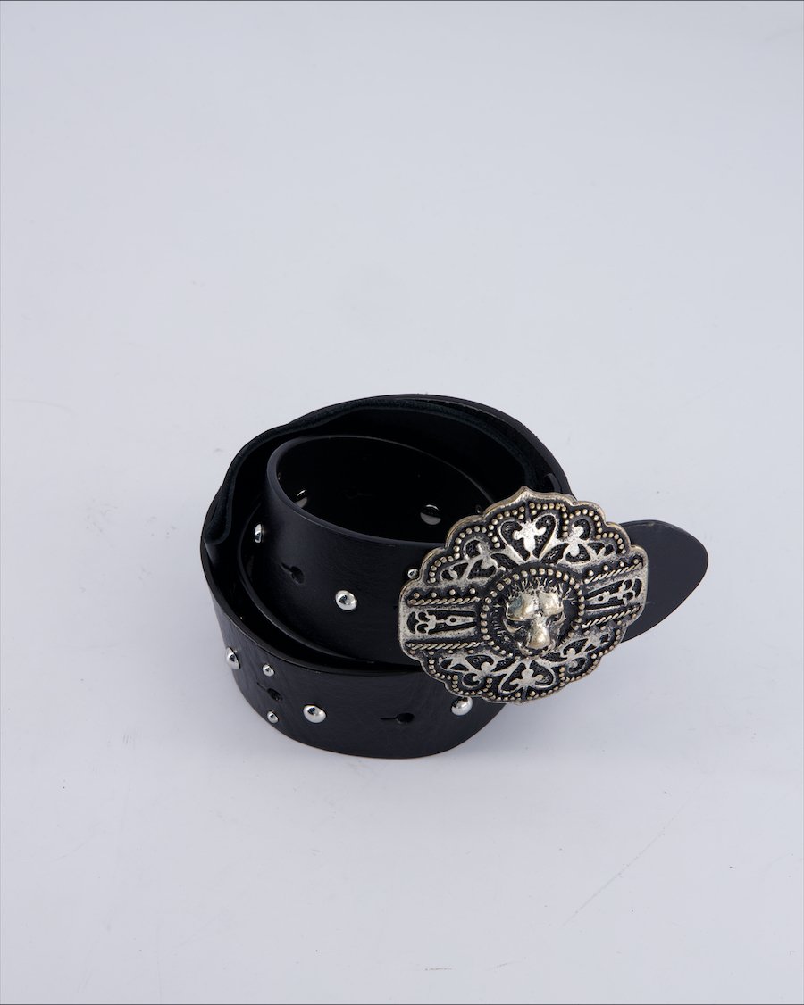The Kooples Chains Leather Black 75 cm