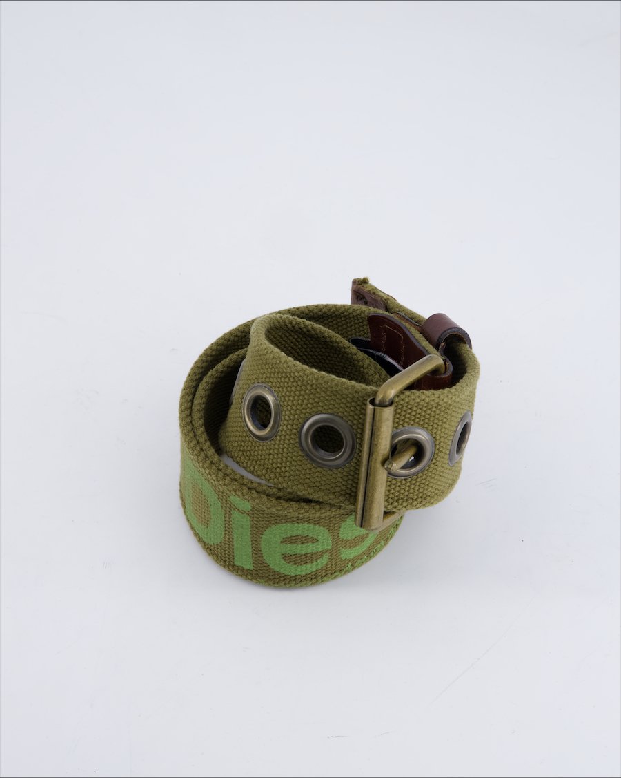 Diesel Belts Cloth Khaki 90 cm