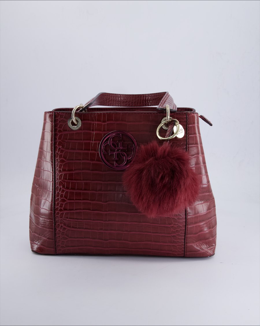 Guess Handbags Leather Burgundy
