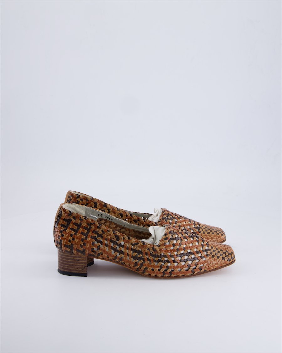 Alexandria Heels Leather Brown 37.5 EU