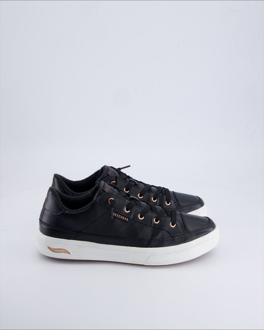 Skechers Low trainers Leather Black 40 EU