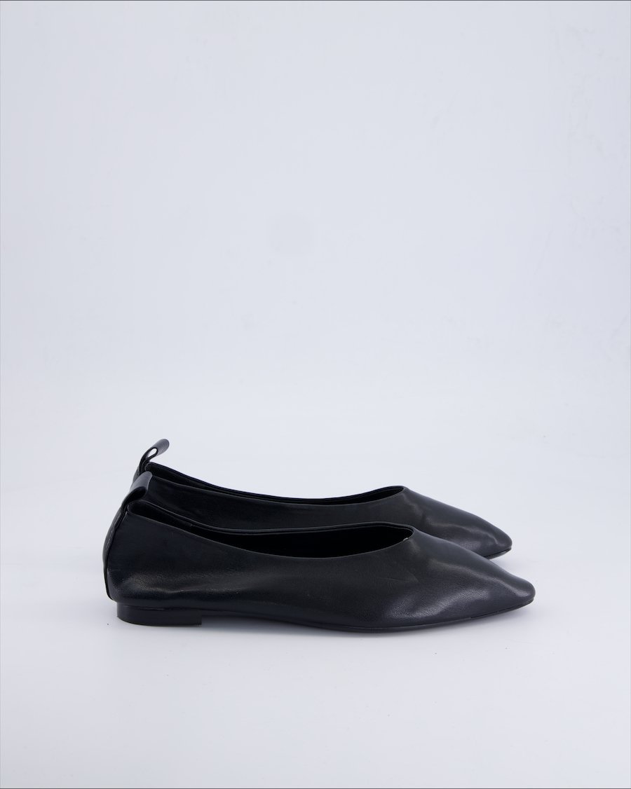 H&m Ballet flats Vegan leather Black 37 EU