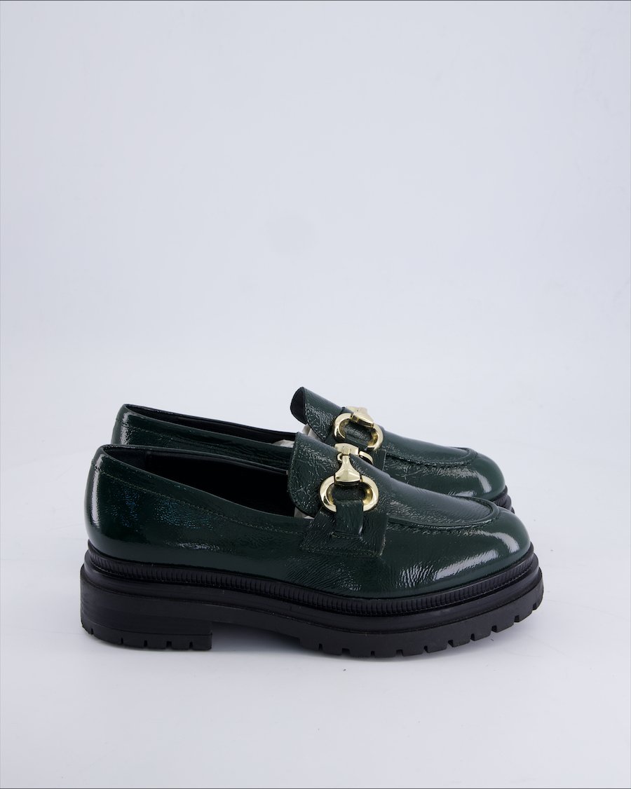 Unbranded Flats Leather Green 40 EU