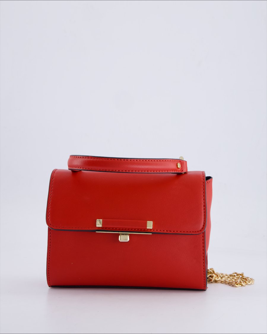 Topshop Crossbody bags Vegan leather Red