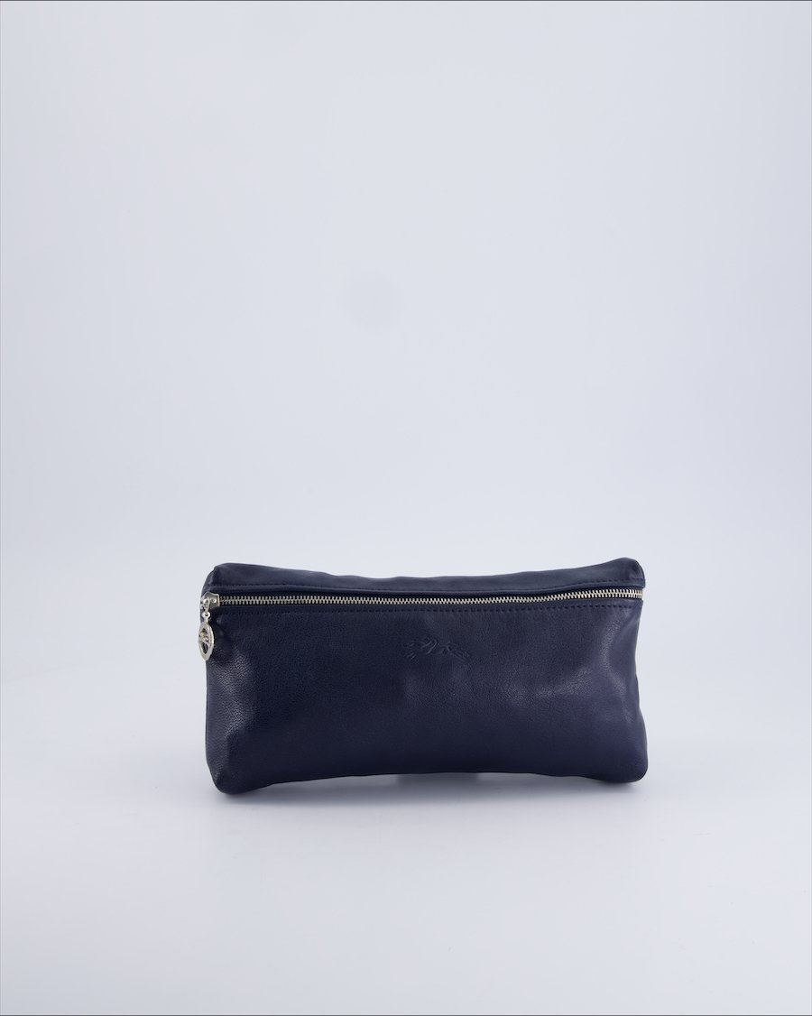 Longchamp Handbags Leather Navy