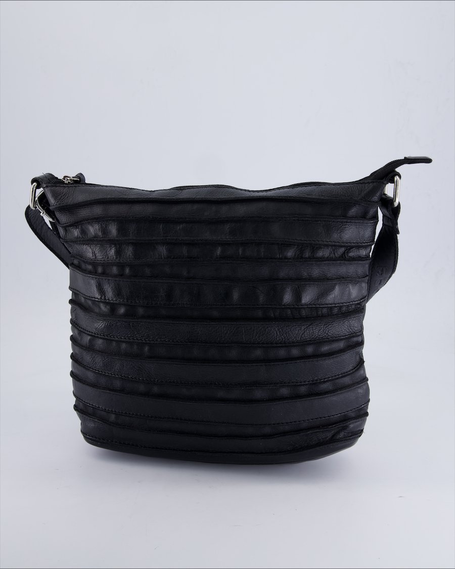 Union Code Crossbody bags Leather Black