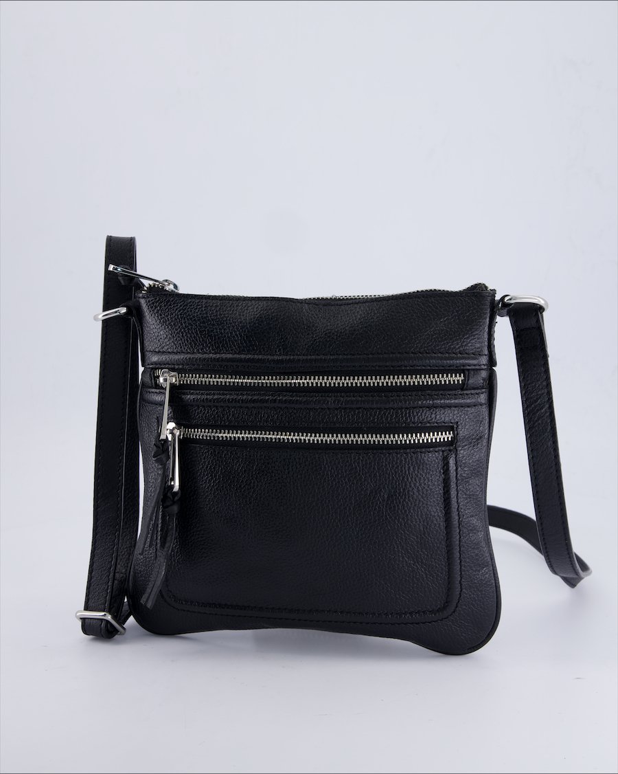 Woman Crossbody bags Leather Black