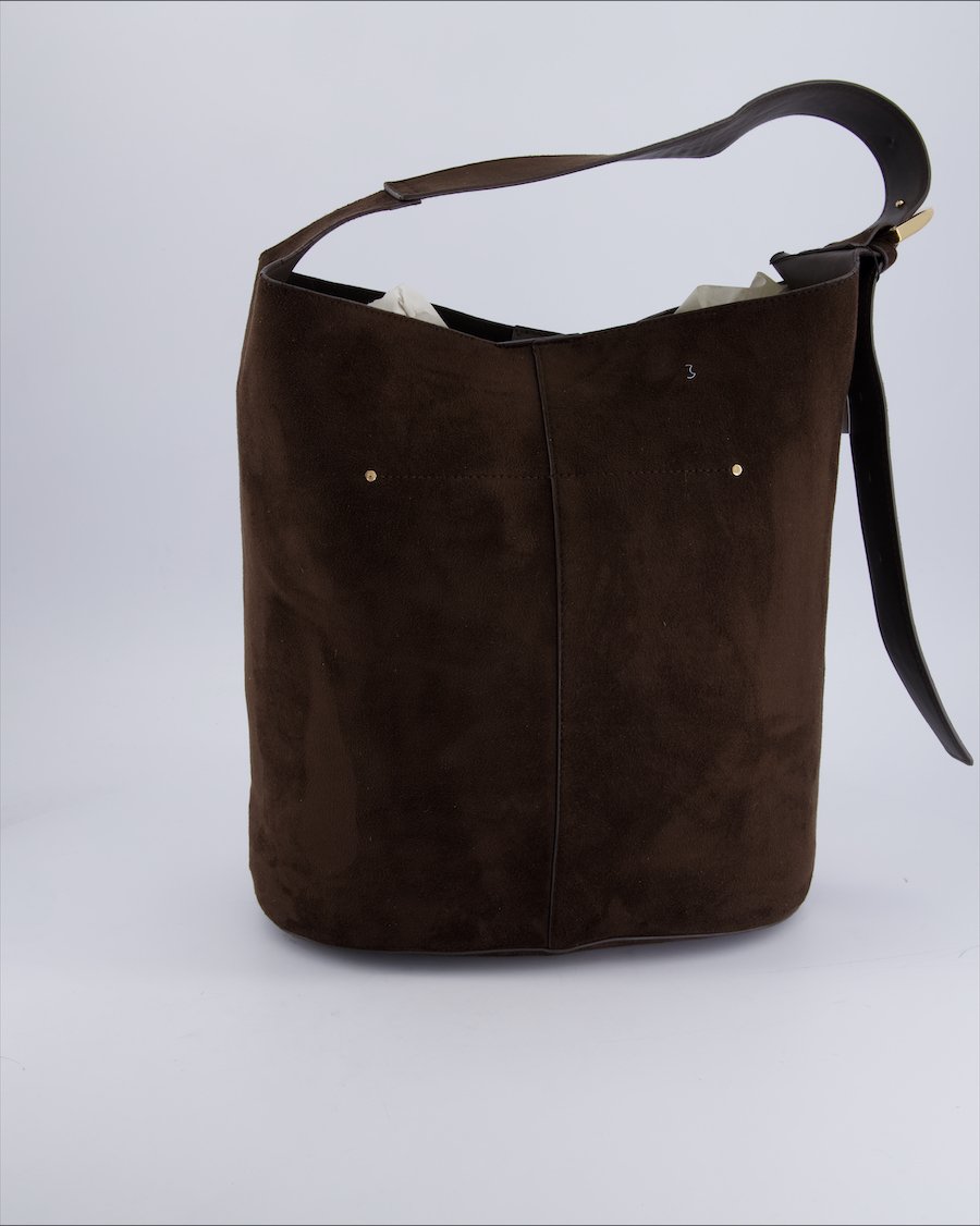 H&m Shoulder bags Suede Brown