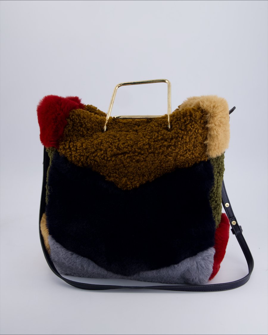 Mango Handbags Wool Multicolour
