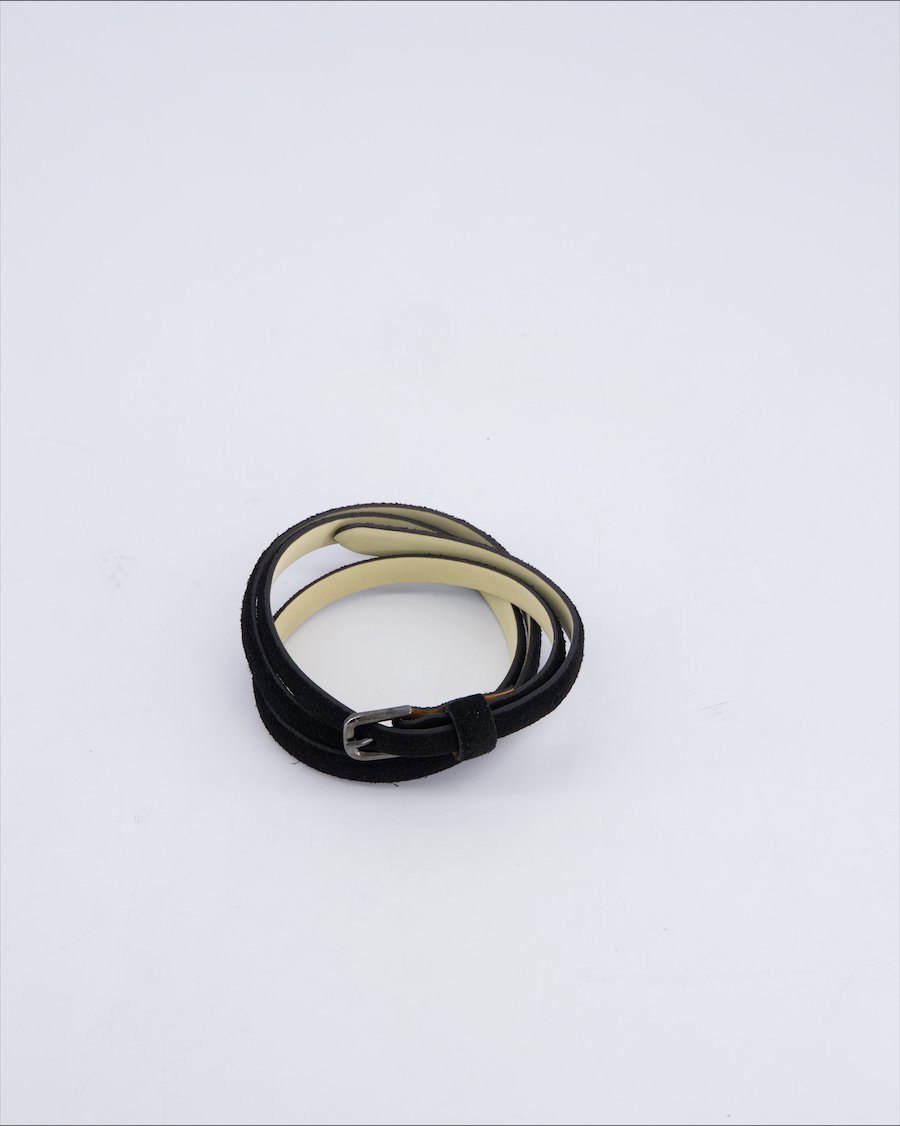 Max Mara Chains Suede Black 75 cm