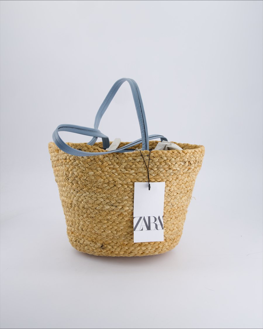Zara Shoulder bags Wicker Ecru