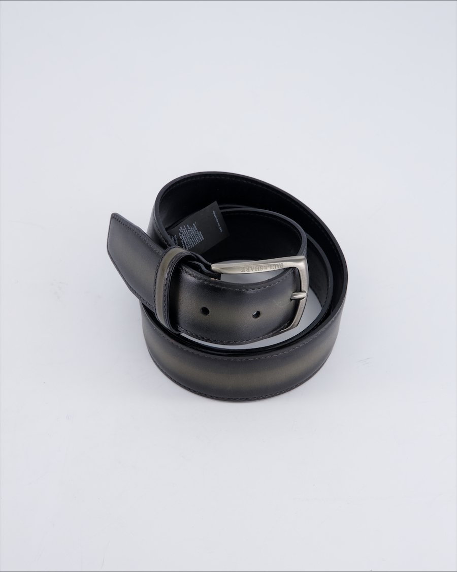 Paul&shark Belts Leather Anthracite 90 cm