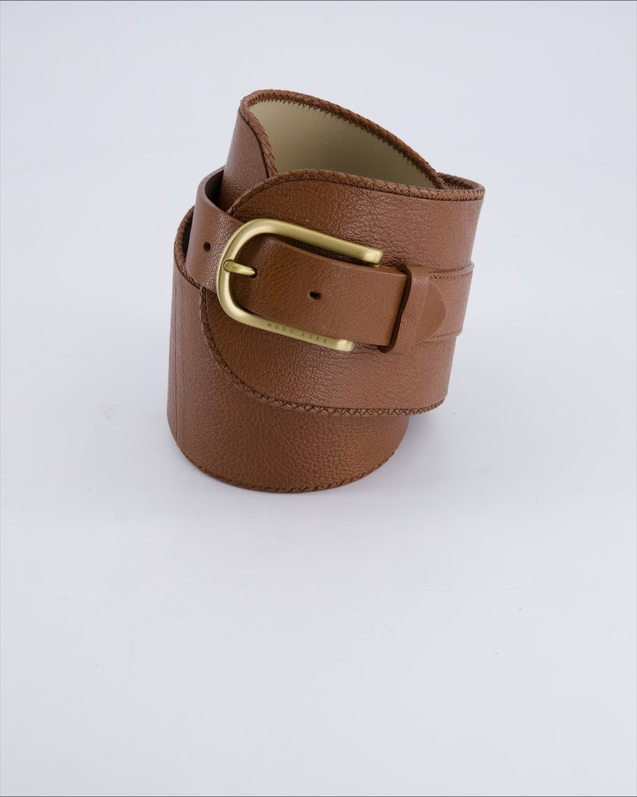 Hugo Boss Chains Leather Brown 75 cm