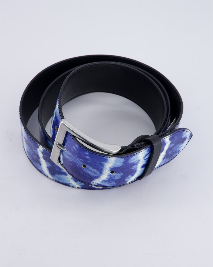 Paul Meccanico Belts Leather Blue XL International