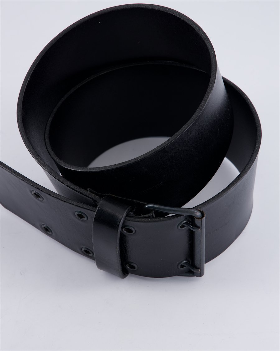 Isabel De Pedro Chains Leather Black 85 cm