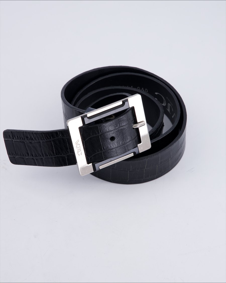 Versace Jeans Couture Chains Leather Black 95 cm