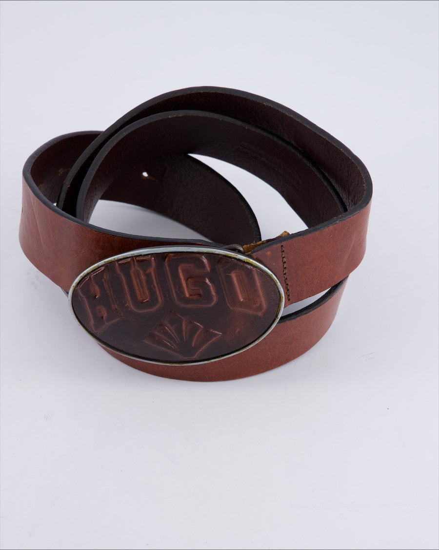 Hugo Boss Belts Leather Brown 105 cm