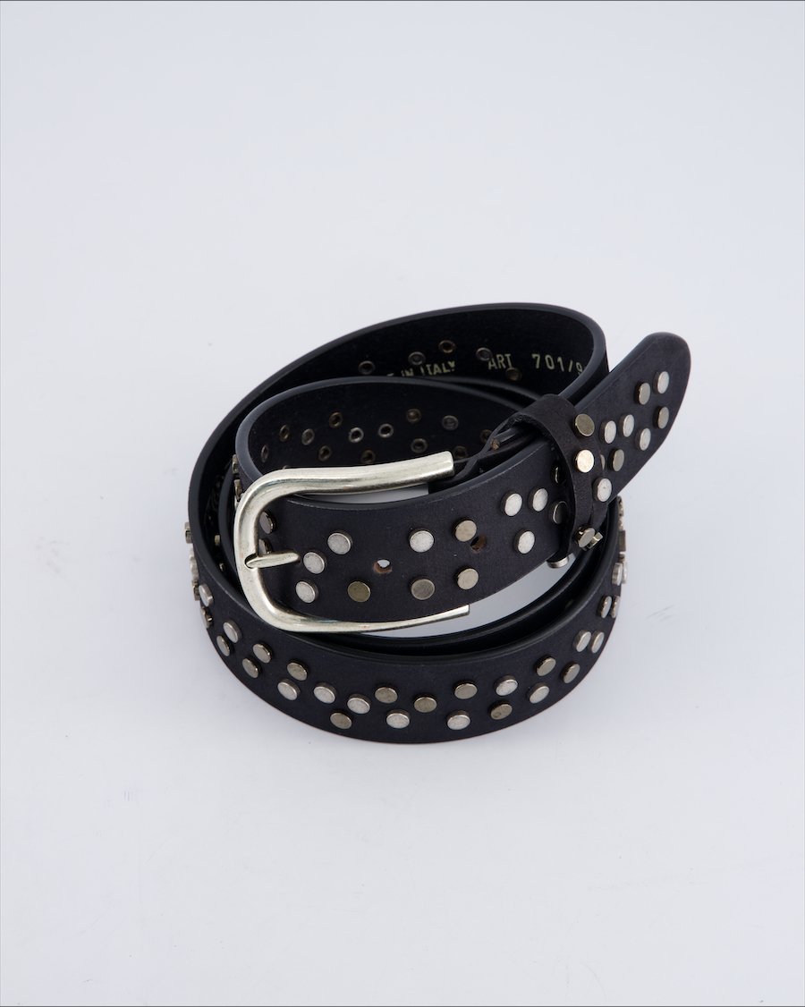 Vittozzi Belts Leather Black 90 cm