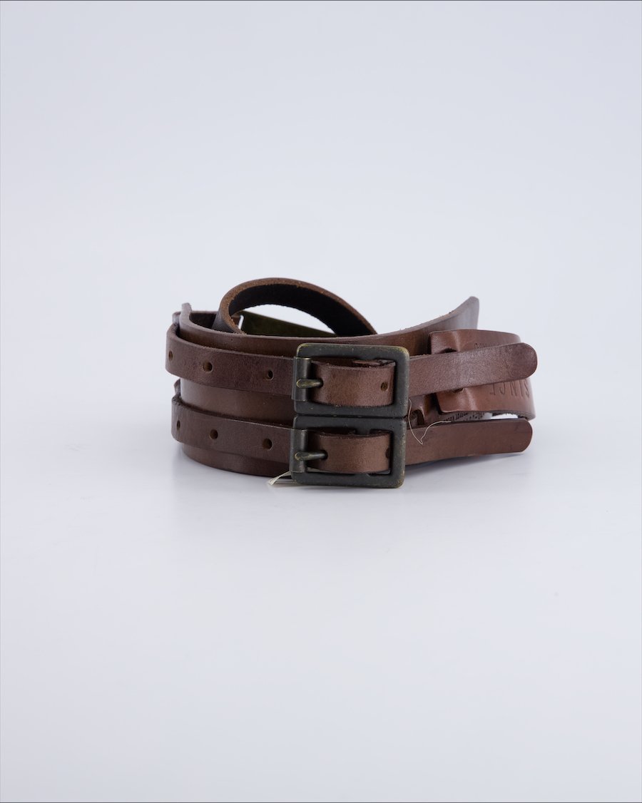 Ikks Chains Leather Brown 95 cm