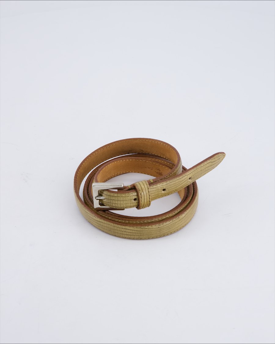 Unbranded Leather Leather Green L International