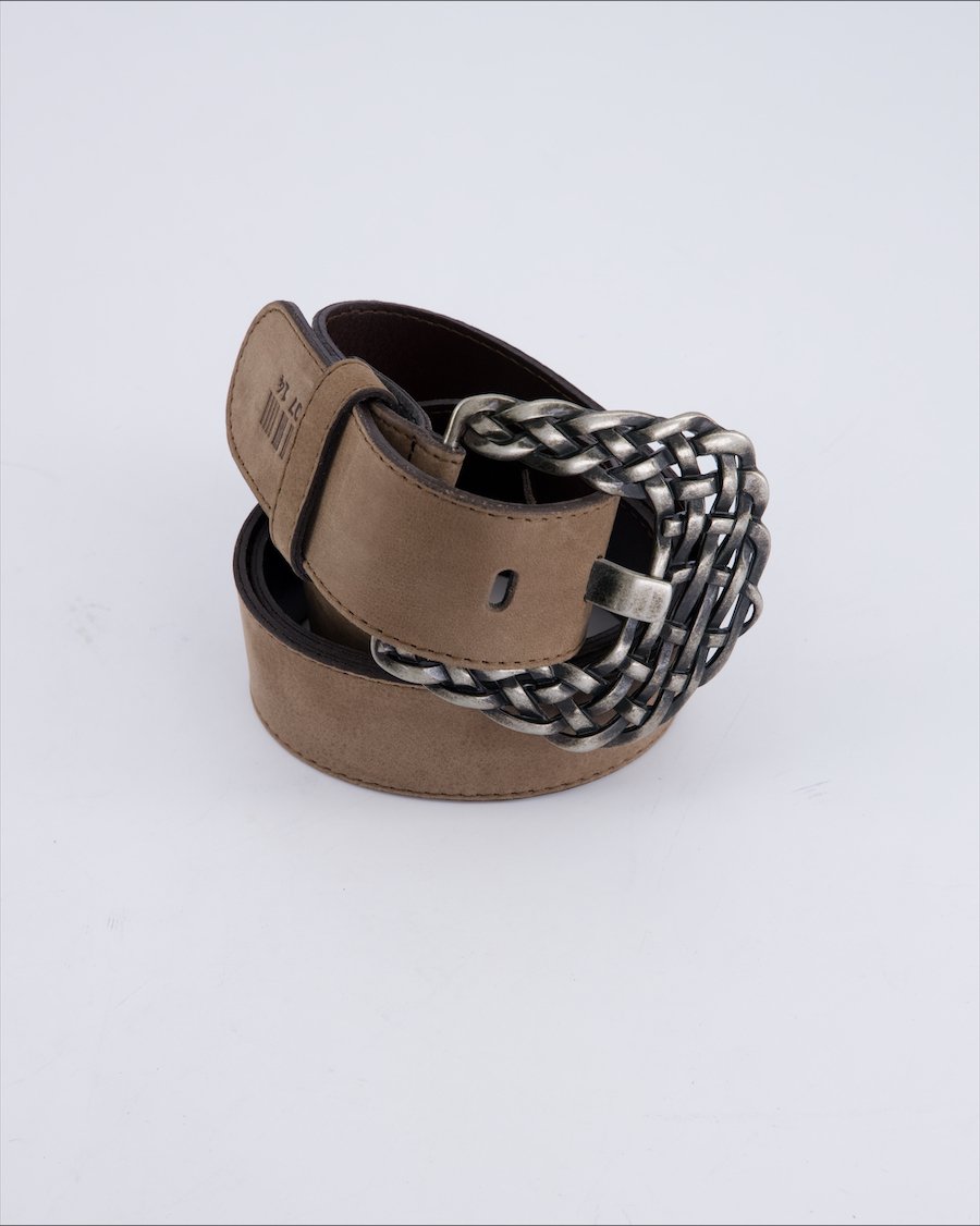 0714 Chains Suede Brown 90 cm