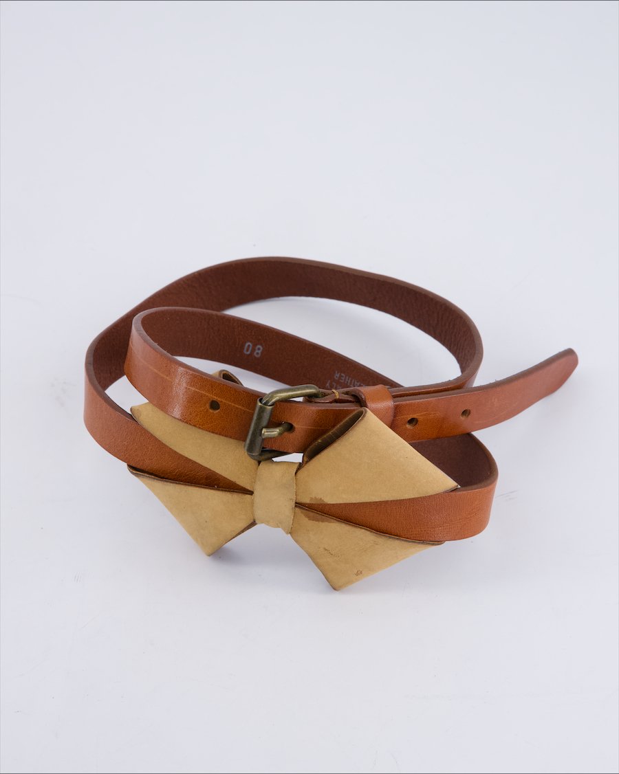 See By Chloe Chains Leather Camel 80 cm