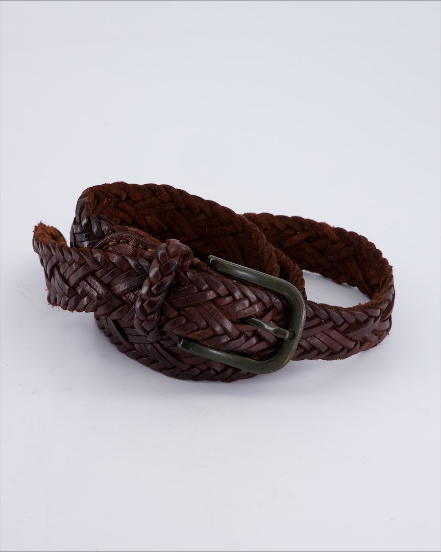 Massimo Dutti Chains Suede Brown 80 cm
