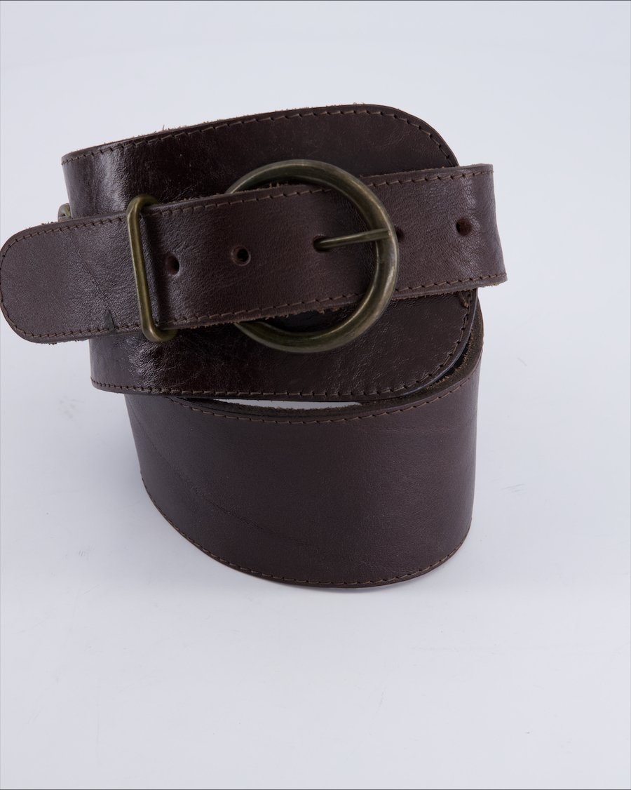 Unbranded Chains Leather Brown 85 cm