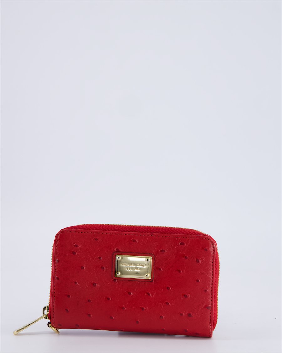 Michael Kors Wallets Leather Red