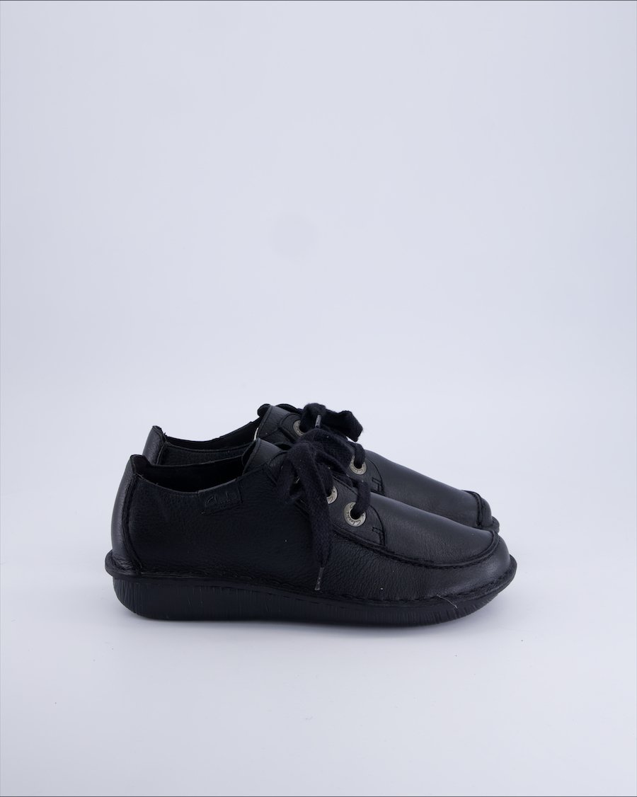 Clarks Lace ups Leather Black 39 EU